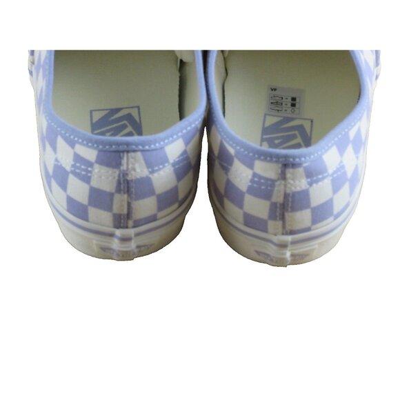 Vans Authentic Women's Lilac Purple White Checkerboard Canvas shoes Size 8 NIB - Picture 5 of 7